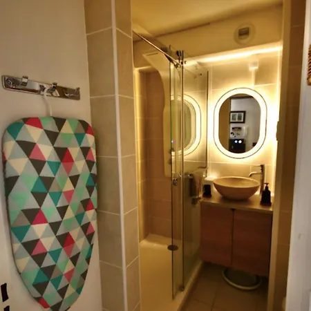Apartmán Bright Cocoon With Pool Near The Sea Antibes